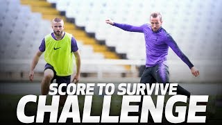 SCORE TO SURVIVE CHALLENGE  Ft Son Kane Eriksen Lucas Dier amp Aurier [upl. by Orr]