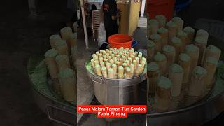 Putu Bambu Pasar Malam Taman Tun Sardon PP foodiemy foodie foodlover penangfoodie streetfood [upl. by Fusuy]