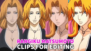 Rangiku Matsumoto  BLEACH  Clips For Editing  HIGH QUALITY  CC [upl. by Meris]