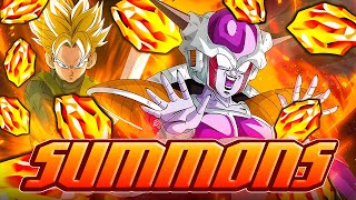 GUARANTEED FEATURED STEPS 2200 STONES FIRST FORM FRIEZA AND FUTURE TRUNKS SUMMONS Dokkan Battle [upl. by Klaus]