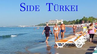 Super Wetter am Strand von Kumköy SideTürkei 2024 side kumköy türkei [upl. by Odrahcir]