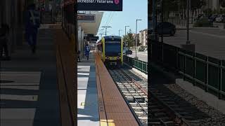 Lacmta metro K line train arriving and departing [upl. by Parker]