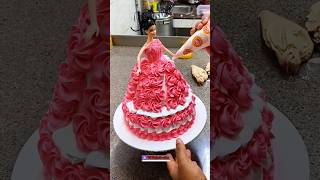 New Barbie Doll Cake Design 💃shortvideo barbiecake dollcake youtubeshorts birthdaycake cake [upl. by Hammerskjold]