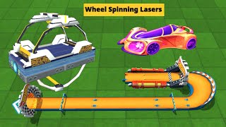 RACECRAFT GAME  NOVA CAR UNLOCK WHEEL SPINNING LASERS TRACK  HOT WHEELS UNLIMITED [upl. by Dihgirb]