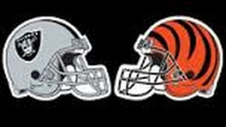 Bengals Vs Raiders 1 2014 [upl. by Adnuhsed]