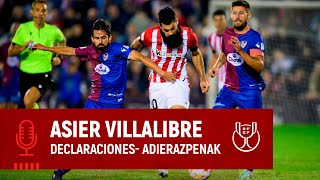 🎙️ Asier Villalibre  post UD Alzira 02 Athletic Club  202223 Copa R1 [upl. by Cleavland54]