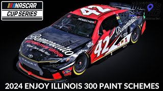 2024 Enjoy Illinois 300 Paint Schemes [upl. by Ametaf]