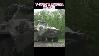 T80 BVM amp BTR 82A shorts shortsvideo military russiantank russianifv t80bvm btr82a russia [upl. by Fidelas34]