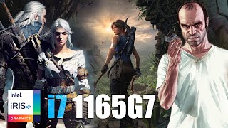 Intel i7 1165G7 Laptop Iris Xe iGPU Test in 10 Games [upl. by Clover]