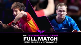 FULL MATCH  Lin Gaoyuan vs Benedikt Duda  MS R32  WTTMontpellier 2024 [upl. by Eelytsirk]