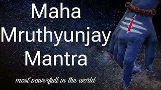 Maha shivaratri special  mrutyunjay mantra chanting 108 times  Worlds Most Powerfull Mantra [upl. by Ruon]