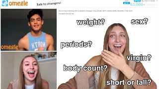 asking omegle boys questions girls are too afraid to ask EXPLICIT [upl. by Elder]