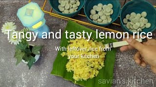 Tangy Lemon rice  Chitrana recipe  Lemon rice [upl. by Slosberg234]