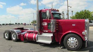 Hartill Heavy Haul Peterbilt 389 Arriving At Truckin For Kids 2024 [upl. by Perice]