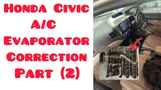 20062012 Honda Civic AC Evaporator Core Correction Replacement [upl. by Nadnarb805]