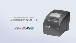 Impressora fiscal Bematech Mp 4000 TH FI MFD [upl. by Karie]