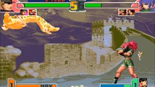 Crouching Tiger Hidden Dragon Gameplay Bootleg KOF [upl. by Reede609]