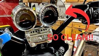 SPEEDKINGS DUAL GAUGE RELOCATION install on the 2021 LOW RIDER S  Gradys Garage Ep 10 [upl. by Leterg]