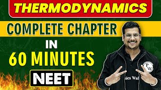 THERMODYNAMICS in 60 minutes  Complete Chapter for NEET [upl. by Brendon197]