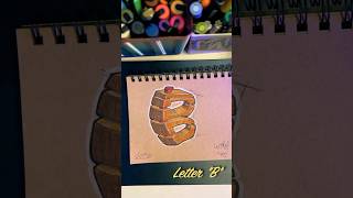 How To Draw The Letter B graffiti letrab art [upl. by Akela]