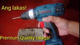 Testing Ronix 8018 cordless hammer driver drill [upl. by Esmond808]