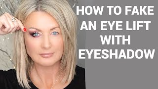 How to Fake An Eye Lift With Eyeshadow [upl. by Chaffee]