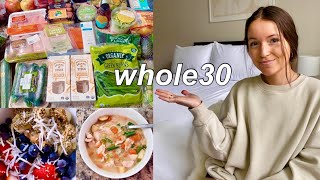 WHOLE30 WHAT I EAT IN A WEEK recipes  whole30 rules  grocery haul [upl. by Greta]