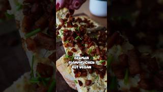 🇩🇪Flammkuchen The German Pizza with a vegan twist [upl. by Wilda]