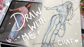 I’M BAAACK😱🥳 Update  Draw with Me✍🏽✨💗 [upl. by Abbie]