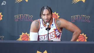 Ish Wainright 2023 Phoenix Suns Media Day Press Conference [upl. by Danyluk]