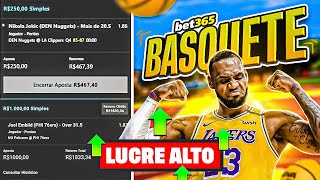 Lucre Alto com Basquete na Bet365 NBA na Bet365🏀 [upl. by Placia]