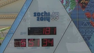 100 Tage bis Olympia Milliardenprojekt Sotschi in der Kritik [upl. by Nirtiak919]