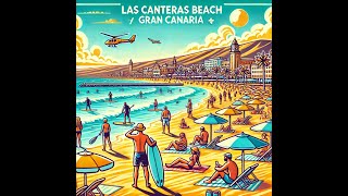 Las Canteras Beach  Gran Canaria Spain  Stunning Coastal Paradise [upl. by Marietta]