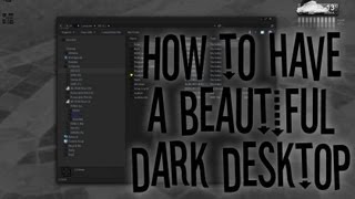 How to have a beautiful dark desktop  Windows 7 with Windowblinds [upl. by Elyc622]