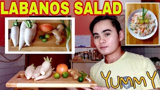 How To Make LabanosRadish Salad Panlasang Pinoy [upl. by Areemas]