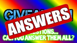 Giveaway Winner Plexer Answers [upl. by Nilla]