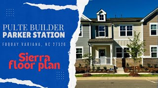 Parker Station Pulte in Fuquay Varina 2 story townhomeNew Construction [upl. by Zeitler537]