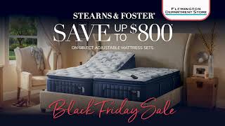 Flemington Department Store Stearns and Foster Black Friday Sale [upl. by Prussian]