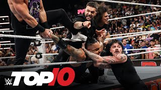 Top 10 Monday Night Raw moments WWE Top 10 Aug 19 2024 [upl. by Nailluj735]