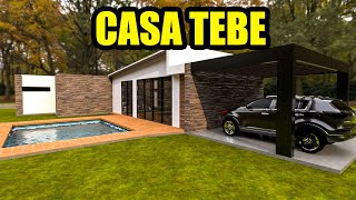 CASA PREFABRICADA DE 18X20 METROS 🚧 CASA CAMPESTRE MODERNA DE 170 M2 EN COLOMBIA 1 PISO [upl. by Ahlgren]