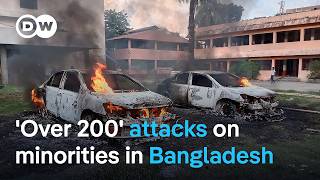 India arrests tens of Bangladeshis as new govt says it is deeply concerned about attacks  DW News [upl. by Juan456]