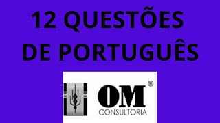 OM CONSULTORIA CORREÇÃO DE QUESTÕES l CONCURSO TATUÍ  PORTUGUÊS [upl. by Annovad]