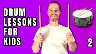 Drum Lessons for Kids  2 Seven Nation Army drums kids [upl. by Mikiso]