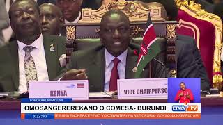 President Ruto in Burundi for the COMESA Heads of State Summit [upl. by Servais]