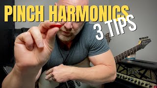 Pinch Harmonics Guitar Tutorial 3 Tips [upl. by Naud333]