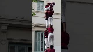 Castellers collapsed Barcelona [upl. by Sprague]