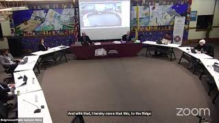 Ridgewood BOE Meeting 10162023 [upl. by Anihs]