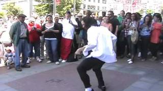 Michael Jackson Moonwalk Tribute in Seattle [upl. by Kary]