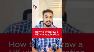 How to withdraw a UK visa Application UKVisa VisaWithdrawal UKImmigration VisaApplication [upl. by Giraud]