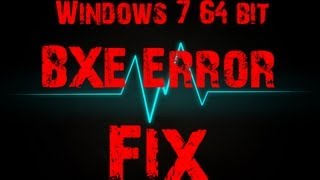 How to fix BXE Error [upl. by Giverin]